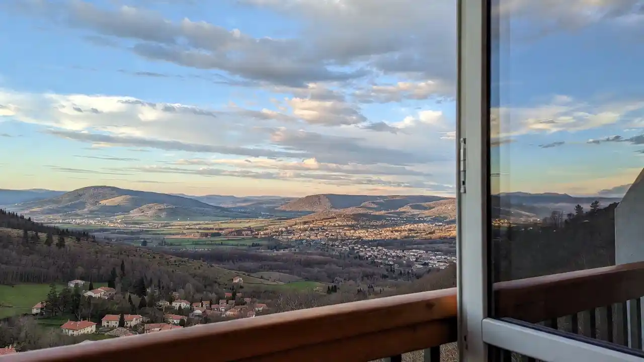 Vue panoramique depuis un hôtel en France